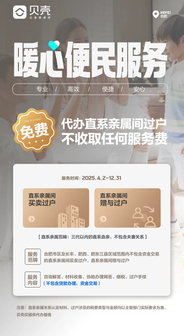 配资策略网 36单！贝壳亲属过户免费代办服务的“满月”答卷_大皖新闻 | 安徽网